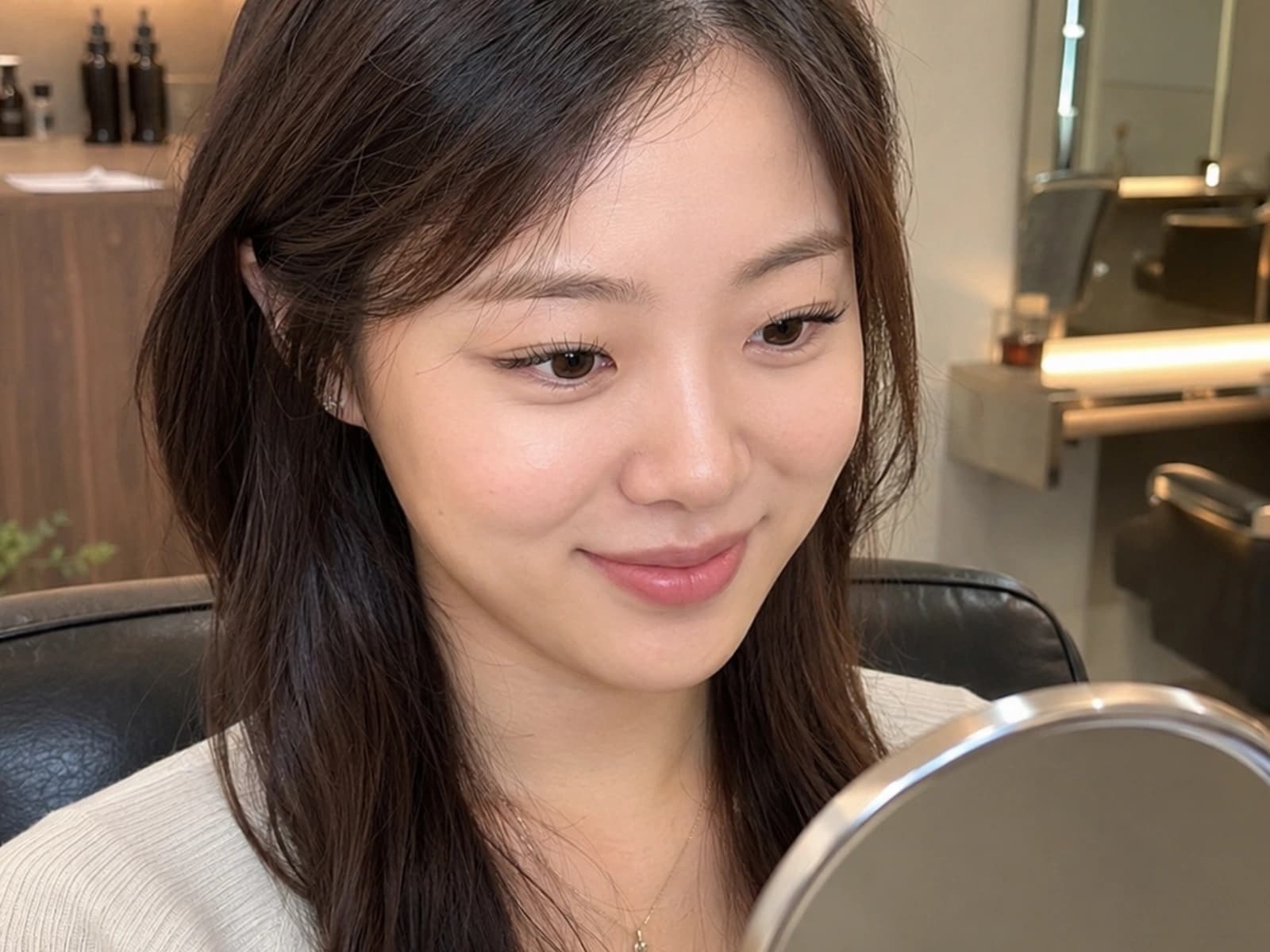 속눈썹 펌 시술 이미지